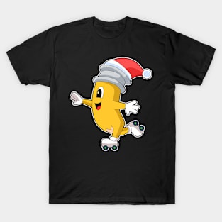 Pencil Christmas Inline skating T-Shirt